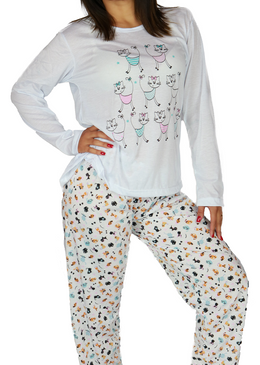 Somos uma fábrica de produtos fitness , esse é o nosso pijama malha manga comprida com um excelente preço .           ... 