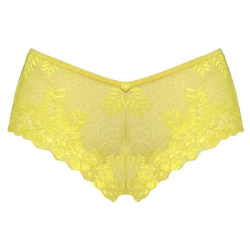 Caleçon Fabricado em Renda. Tem laterais largas, sendo que sua parte de trás cobre o bumbum quase todo, valorizando-o. É perfeita para glúteos e quadris... 