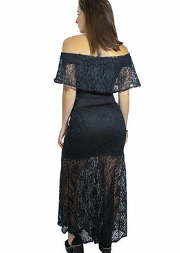 Descrição Breve:Conjunto composto por cropped com babado em renda e saia longa com forro em suplex e corpo em renda.Produto de Excelente Qualidade com Modelagem... 