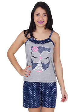 Baby doll em malha estampada com elástico embutido.Na hora de dormir buscamos sempre peças larguinhas que nos trazem conforto. Se é isso que você procura,... 