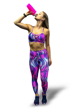 Calça Legging confeccionada em Supplex Poliamida Fitness com fio de elastano de alta qualidade para academia e para o uso no seu dia a dia! Tecido em Supplex Poliamida com elastano: confortável,... 