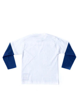 Camiseta Mangal Longa Hommer New York Branco - Informções:  - Cor: Azul Marinho - Composição: 100 % Algodão  Lavagem: Lavar a mão ou máquina, não... 