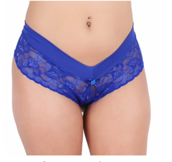 Tanga estilo calesson confeccionado em micro fibra na cintura e renda na frente e a trás não possui elástico tornando a peça mas confortável e... 