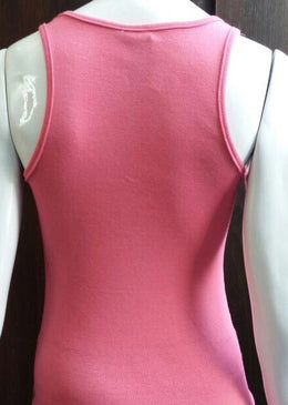 Blusa Regata Nadador Paetê frente cavada nas costas Composição 65% Poliéster 35% Algodão                        ... 