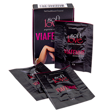 Excitante Feminino Via Femme com 3 Sachês - Softlove Compre no atacado e tenha uma margem de lucro maior! Ótimo produto para revenda com margens... 