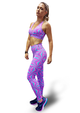 Calça Legging confeccionada em Supplex Poliamida Fitness com fio de elastano da marca Lycra Original de alta qualidade para academia e para o uso no seu dia a dia! Tecido em Supplex... 