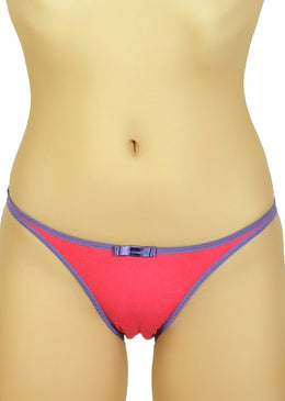 Linda tanga toda feita em cotton penteado ,com viés estreito nas pernas e  cintura e um lindo laço de cetim no acabamento.Kit composto por duas... 