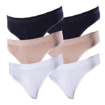 Kit 06 Calcinhas Básicas Kit contém: 3 calcinhas brancas, 3 calcinhas pretas e 3 calcinhas nude - as cores mais versáteis de lingerieCalcinha Confort em... 