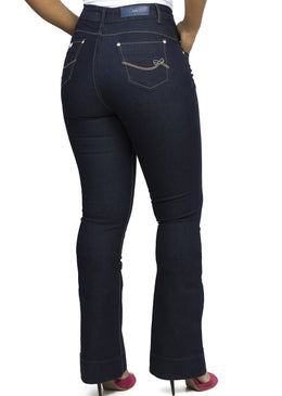 Calça Boot Zefiro Feminina 78,5% Algodão 20% Poliéster 1,5% Elastano Ref:2184 