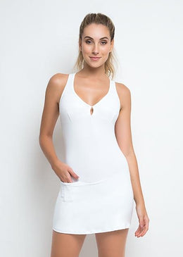 Fabricado em tecido splahs com efeito molhado.Modelagem foi desenvolvida, para valorizar ainda mas a silhueta feminina alem de ser super pratico e confortável para as... 