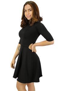 DESCRIÇÃO: Vestido Feminino Godê, Manguinha Três Quartos e Detalhe Aberto Lateral, super elegante, ideal para eventos sociais e festa.CARACTERISTICAS: Tecido firme, com alta elásticidade, não apresenta transparencia.... 