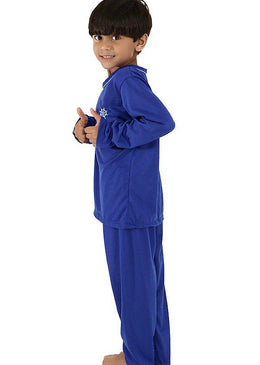 Descrição:  Pijama infantil longo confeccionado em malha, um tecido super confortável. Blusa com detalhebordado ao lado esquerdo e a calça toda lisa.Ideal para o seu... 