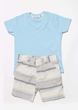 Conjunto para bebês, super confortável e ideal para usar nos dias mais quentes.SKU: CJTF126Composição: 100% Algodão TABELA DE EQUIVALÊNCIA TAMANHO EQUIVALE A: P 0 a... 