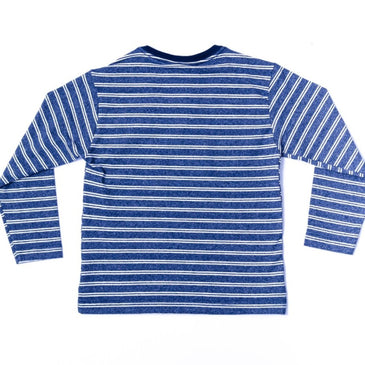 Camiseta Hommer Listrada Manga Longa Azul Marinho - Informções:  - Cor: Azul Marinho - Composição: 100 % Algodão  Lavagem: Lavar a mão ou máquina, não... 