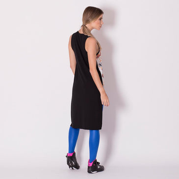 Blusa Maxi , tecido estampado Sublimado na parte da frente e tecido liso na parte de trás, manga regata com acabamento em todas as costuras ,... 