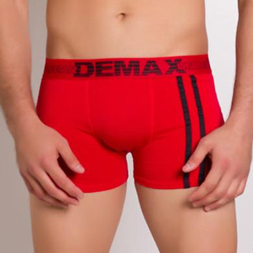 Cueca Boxer Confortável com Tiras na Lateral>Confeccionada em malha Viscolycra >Elástico Exposto com 40mm >Modelagem Anatômica>Com duas litras na lateral>Super ConfortoTamanhos Aproximados:P veste até 70KGM veste até... 
