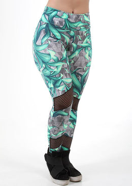 Linda calça legging estampada detalhe em tela.Perfeita para aquela atividade física. Muito elegante e confortável.Compre agora e fique linda.Composição 90% Poliéster 10% Elastano 