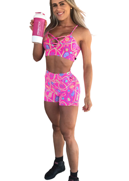 Shorts confeccionado em Supplex Poliamida Fitness com fio de elastano da marca Lycra Original de alta qualidade para academia e para o uso no seu dia a dia! Tecido em Supplex... 