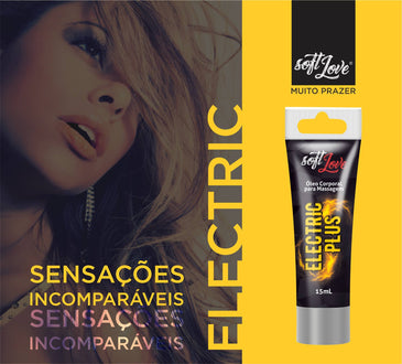 Electric Plus Bisnaga 15ml - Softlove Compre no atacado e tenha uma margem de lucro maior! Ótimo produto para revenda com margens de lucro excelentes.... 