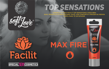 Facilit Max Fire 4x1 Bisnaga 15ml - Softlove Compre no atacado e tenha uma margem de lucro maior! Ótimo produto para revenda com margens de... 