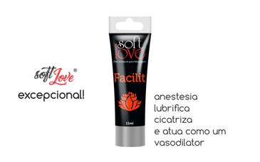 Facilit 4x1 Bisnaga 15ml - Softlove Compre no atacado e tenha uma margem de lucro maior! Ótimo produto para revenda com margens de lucro excelentes.... 