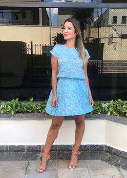 CONJUNTO ARIANA EM TECIDO ESTAMPADO TRABALHADO, BLUSA COM SHAPE LARGUINHO E SAIA EVASE COM FORRO.CONJUNTO VERSÁTIL PODE SER USADO JUNTO OU SEPARADO.COMPOSIÇÃO:100% ALGODÃO FORRO100% POLIESTER 
