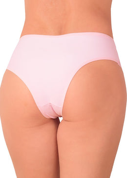 Calcinha em microfibra lisa em modelagem tradicional com detalhes em renda na frente acrescentando delicadeza e beleza à lingerie, com elástico sanduíche macio e lacinho... 