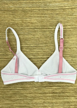 Kit com 3 soutiens  de algodão com alças reguláveis, colchete regulável, cores diversas. Super macio e confortável, é o maior sucesso entre as meninas. Elástico... 