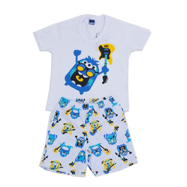 Pijama Monstrinho NH Branco- Informações: -Cor: Branco- Composição: 100% Algodão







- Lavagem: Lavar a mão ou
máquina, não alvejar, usar ferro até 150º 
