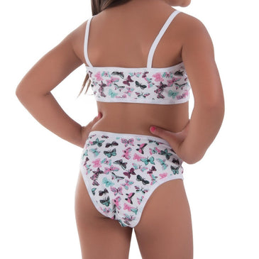 kit contem 6 conjuntos sendo 2 M e 2 G e 2 GG.....estampas variadas...Lindo conjunto em microfibra estampada sem bojo menina moça.Compre nossos Produtos e confira... 