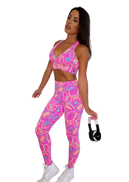 Calça Legging confeccionada em Supplex Poliamida Fitness com fio de elastano da marca Lycra Original de alta qualidade para academia e para o uso no seu dia a dia! Tecido em Supplex... 