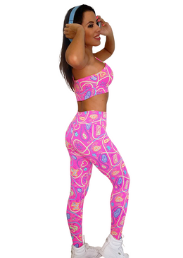 Calça Legging confeccionada em Supplex Poliamida Fitness com fio de elastano da marca Lycra Original de alta qualidade para academia e para o uso no seu dia a dia! Tecido em Supplex... 