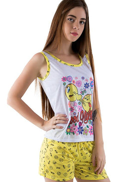Lindo babydoll confeccionado em malha, tecido confortável e com ótimo caimento.Lindas estampas de Emotion. Tecido macio e muito confortável.Composição: 100% Poliéster 