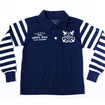 Camiseta Polo Manga Longa Azul Marinho Hommer - Informções:  - Cor: Azul Marinho - Composição: 100 % Algodão  Lavagem: Lavar a mão ou máquina, não... 