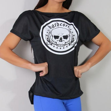 Blusa feminina fitness com decote e elástico nas costas fabricado em dry fit de poliéster. Marca: Carioca Fit Composição: 100% Poliéster  