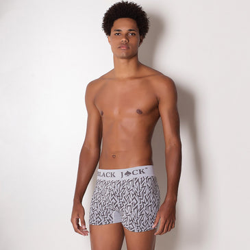 Cueca Boxer Original Black Jack Importada. Confeccionada em Microfibra esse modelo é super confortável e de tecido leve. M/G veste 60~80 KG G/GG veste 80~100... 