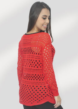 Blusa Tricô Fio Lorex Super Fashion  Composição 100% Poliester 