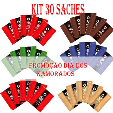 Mais uma bela oportunidade para revenda, caixa com 30 sachês sortidos para sexo oral.Possui 30 sachês sortidos: Ice e Hot, os sabores são:Hot: Menta, chocolate,... 