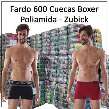 Cueca Boxer - ZubickFardo Fechado - contendo 600 unidades sortidas - nos tamanho M/ G/ GGEm Vários tamanhos , cores e estampas.Especialmente para o ATACADISTA... 