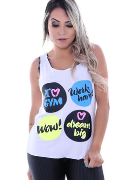Descrição: Regata Longa Feminina Coleção Hard Clothing Fit com Estampa na parte da frente em SilkScreen. Regata Fitness Feminina de Tecido Viscolycra de ótima qualidade com acabamento em FluFlu na parte... 