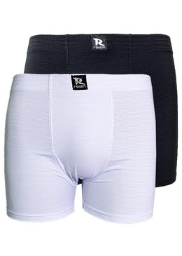 Kit com 2 cuecas  boxer com delicado alto relevo horizontal na peça, esse kit é confeccionadas em microfibra, possui elástico rebatido 4 agulha.Ideal para homens modernos... 
