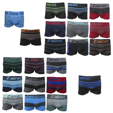 Cueca Boxer Poliéster - ZainnKit Contem - 30 Cuecas Tam-M , 30 Cuecas Tam-G e 30 Cuecas Tam: GGNosso Kit de Cueca Boxer sem Costura... 