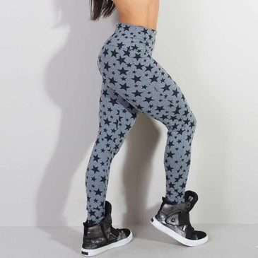 Calça legging em poliamida estampada .Marca: Carioca Fit Composição: 90% Poliamida e 10% Elastano 