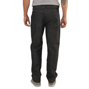 100 % algodão Calça masculina Tradicional AzulCalça confeccionada em tecido jeans. Possui fechamento por botão e zíper no entremeio, bolsos na frente e atrás, bolsinho porta... 