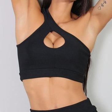 Top feminino para academia confeccionado em gorgurão liso com recorte gota na parte da frente.Não possui bojo. TAMANHO M VESTE BUSTO P ( 86cm a 90cm)Marca:... 