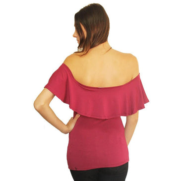 Blusa confeccionada em viscose e elastano, para garantir a versatilidade da peça. Possui alças finas e mangas ombro a ombro, babados no decote, estampa colorida... 