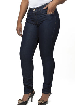 Calça Basica Corte/Reto Cintura Alta  Feminina com 78,5% Algodão 20% Poliéster e 1,5% Elastano Ref:1446 stone 