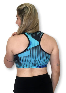 Kit 3 Top Básico Estampados - Será enviado 3 estampas diferentes! Top Decote VCostas NadadorTop em Suplex de Poliéster com bojo   Composição92% Políester com 8% de Elastano Tamanho P... 