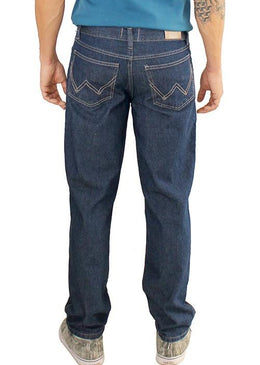 100 % algodão Calça masculina reta Azul EscuraCalça confeccionada em tecido jeans. Possui fechamento por botão e zíper no entremeio, bolsos na frente e atrás, bolsinho... 