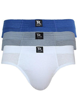 Kit de 3 cuecas Slip. Confeccionada em algodão, possui formato anatômico e elástico rebatido no cós.Ideal para homens discretos e que prezam pela qualidade!Composição:100% Algodão. TABELA... 